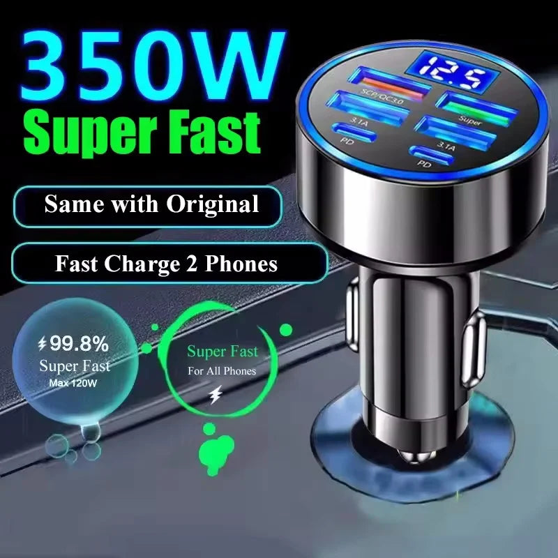 350W USB Car Charger