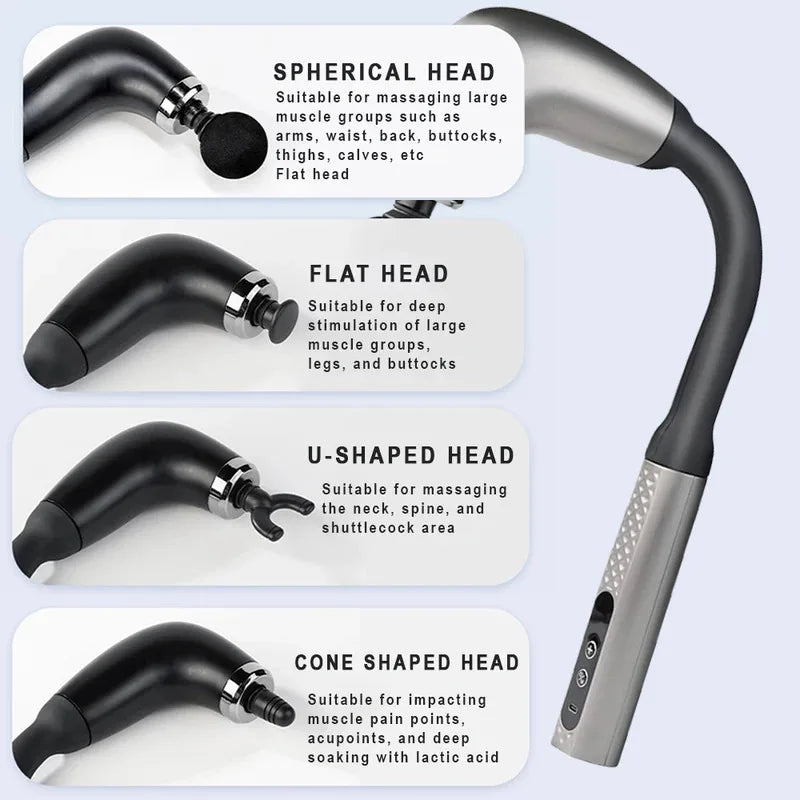 2025 New Smart Fascia Gun Electric Massager