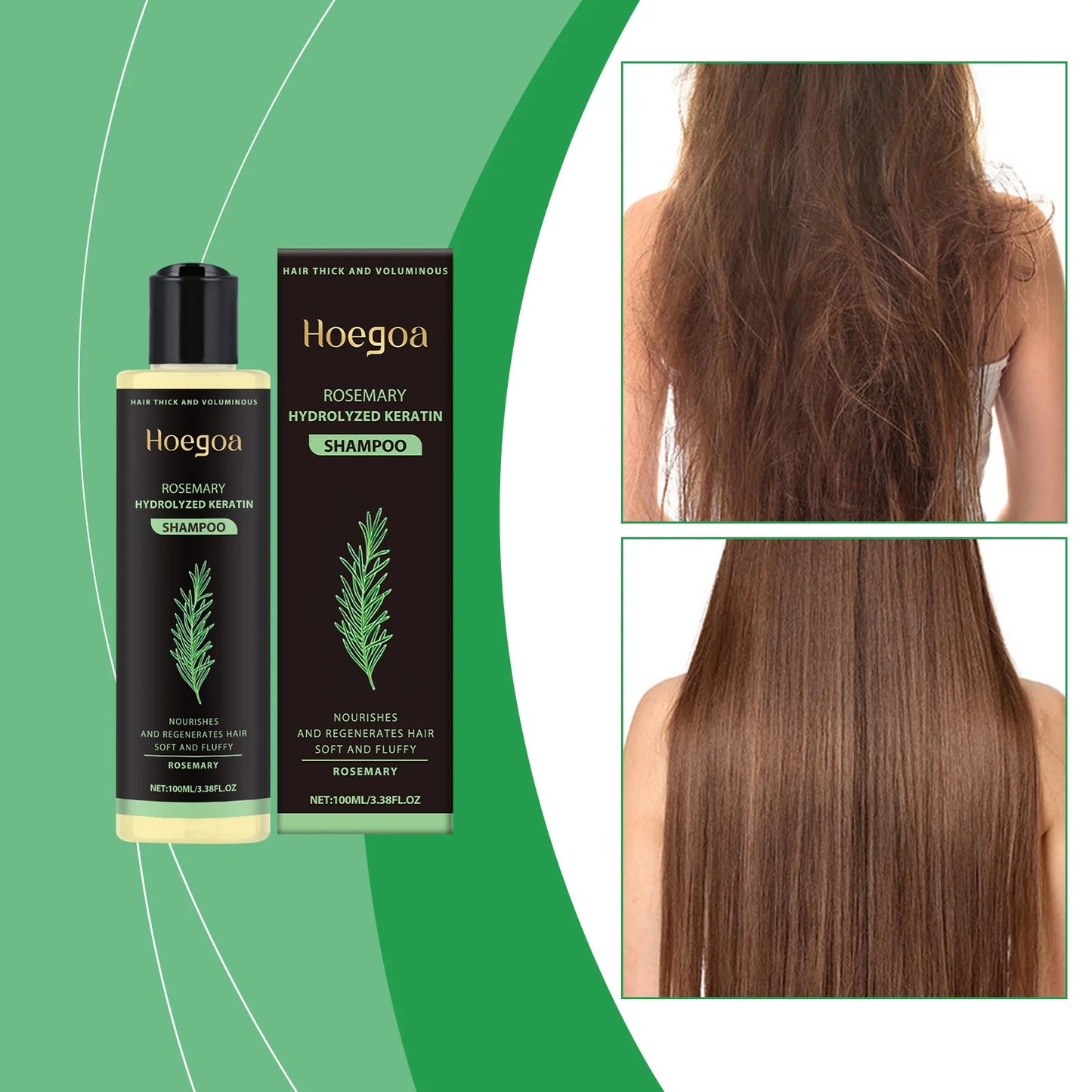 3pcs Rosemary Hair Growth Shampoo