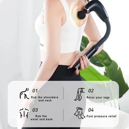 2025 New Smart Fascia Gun Electric Massager